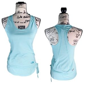 The North Face Racerback Teardrop Cutout Tank Tie Cinch Waist SP